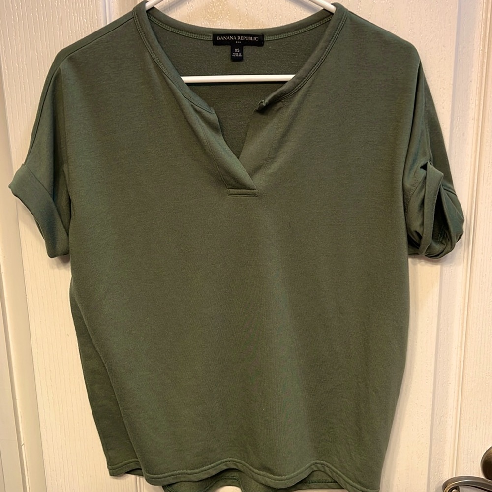 Banana Republic Olive Green Top